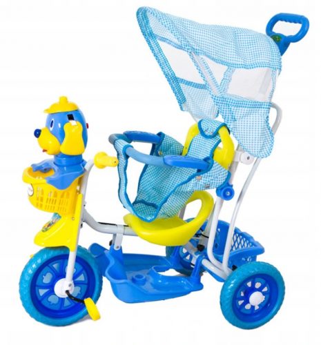  Triciclo Baby Star Babystar Blu, Rosa, Verde