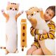  BestHurt Long Cat peluche mascotte marrone, 90 cm