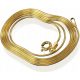  CATENA IN ARGENTO ORO 60CM PLACCATA ORO 24K