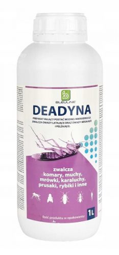 Repellente per insetti - Liquido contro scarafaggi, zanzare, tarme, formiche, mosche, cimici, pesciolini d'argento Deadyna