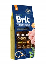  Brit Chicken Junior Medium M 15kg Pollo