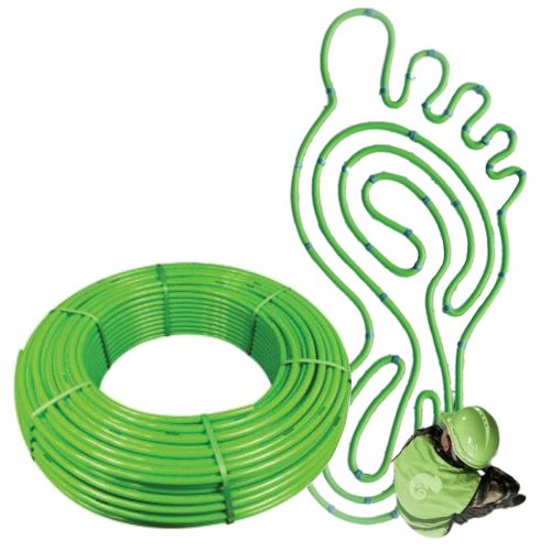 Tubo per riscaldamento a pavimento Wavin 3087901 16 mm x 200 m verde