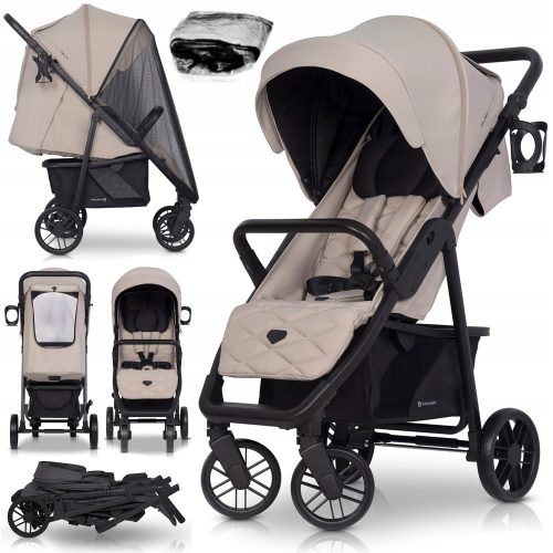  PASSEGGINO FLEX RUOTE GRANDI 0-22KG + ACCESSORI