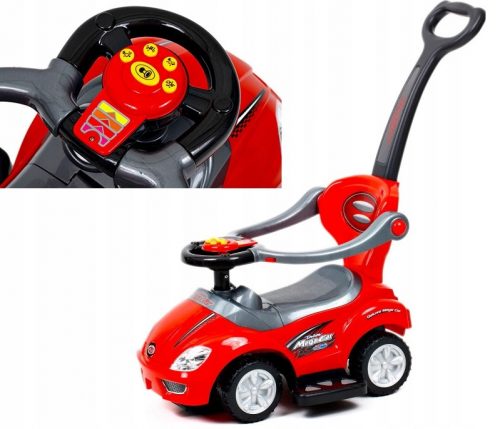  Top Kids 382 cavalcabile con spintore, che gioca in rosso