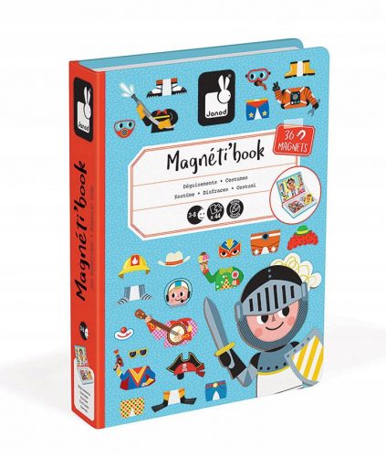  Janod Magnetibook Blocchi Magnetici Costumi Ragazzo 36 pz.