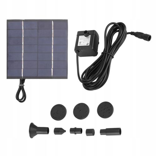  FONTANA SOLARE CON BATTERIA, POMPA DA 1,4W