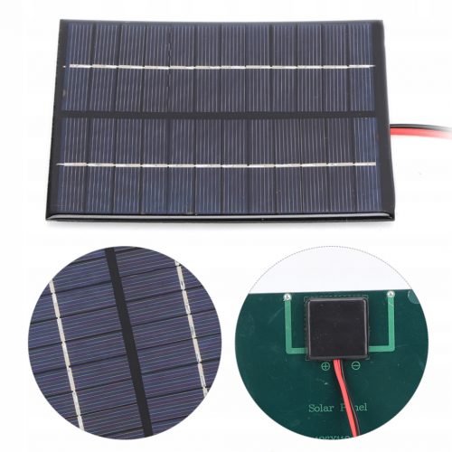  PANNELLO SOLARE RICARICA SOLARE FAI DA TE 2W 12V