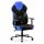  Diablo Chairs X-Gamer 2.0 Sedia da gaming di dimensioni normali, tessuto nero e blu