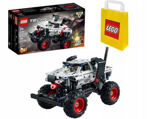  LEGO Technic Monster Jam Mutt Dalmata 42150 + LEGO 6315786 SACCHETTO DI CARTA VP PICCOLO S 24X18X8