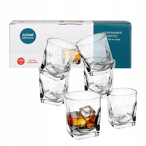 Bicchieri da whisky Altom Design 280 ml 6 pz.