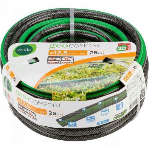  Tubo da giardino Geolia Comfort 12,5 mm 1/2" x 25 m