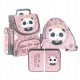  Panda Paso School Set Zaino Astuccio Borsa