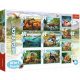  Trefl puzzle 10in1 329 pezzi TREFL PUZZLE 10IN1 NEL MONDO DEI DINOSAURI 90390 TREFL