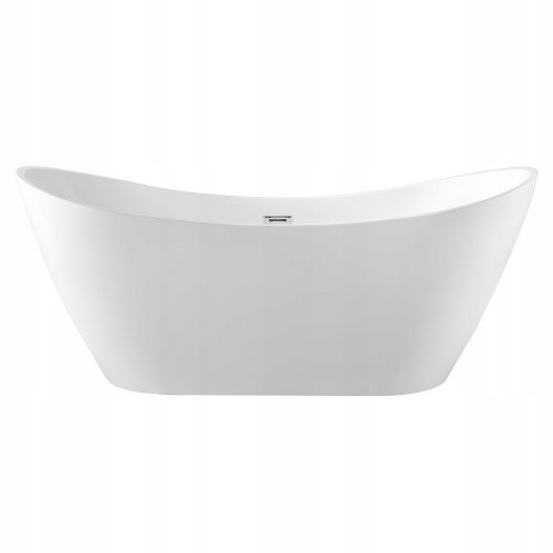 Vasca da bagno freestanding in acrilico Braider Salanea scarico centrale 170 x 72 cm