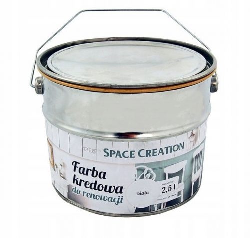 Pittura a gesso per mobili Space Creation, 2,5 l, semilucida