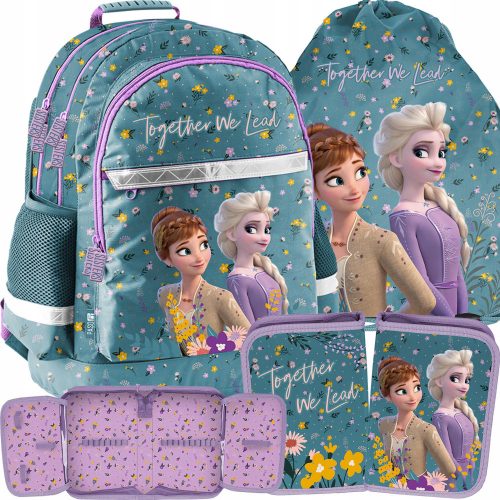  Zaino scuola multiscomparto Frozen Paso Sfumature di viola, Sfumature di blu, Multicolor 22 l