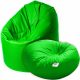  Pouf King of Chillout, sfumature di verde