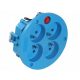 Cavo prolunga Jonex Reel 0 m, 4 prese, blu