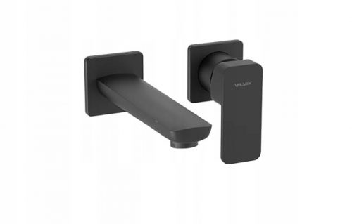 Rubinetto per lavabo a parete Valvex Loft Black, nero