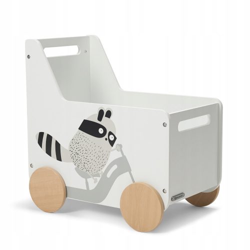  Baule per giocattoli Kinderkraft 35 x 55,5 cm bianco