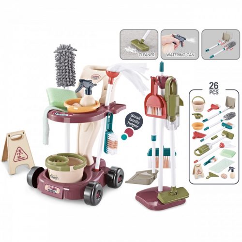  Set di pulizia XXL Carrello 3in1 Mop per bambini