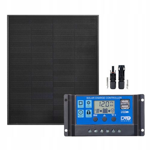 Kit solare 50W 10A 2xUSB