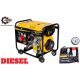 Generatore diesel portatile trifase HDM da 3000 W