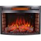 Camino da incasso con funzione riscaldamento, elettrico ArtiFlame nero 1600 W 66 x 47 x 28,7 cm