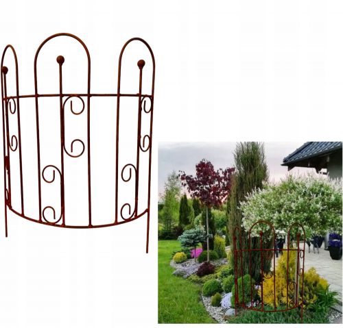  Decorazione del giardino con recinzione in stile pergolato