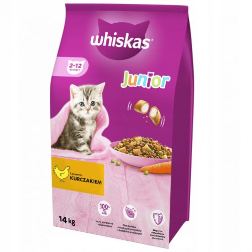  Whiskas pollo secco per gattini 14 kg