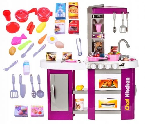  LT36 CUCINA INTERATTIVA GRANDE PER BAMBINI, VIOLA