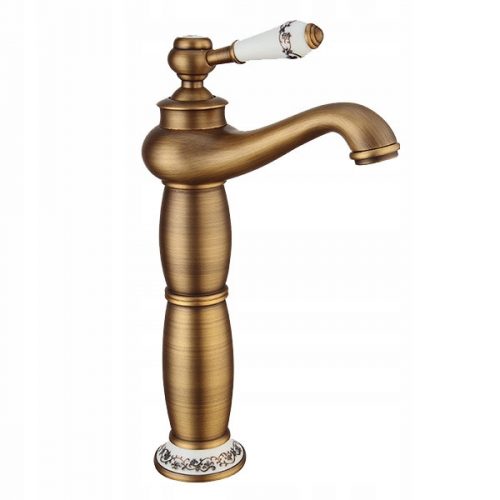 Rubinetto lavabo da terra Silla PALOMA, oro