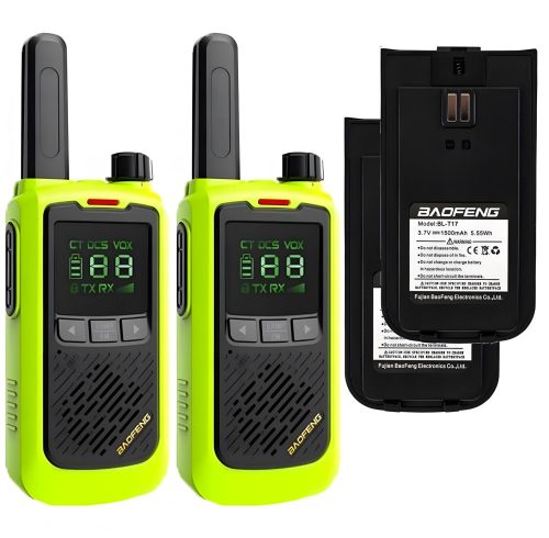  2x mini walkie-talkie Baofeng BF-T17