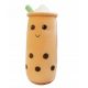  CUSCINO MARRONE LUNGO BUBBLE TEA MASCOTTE 60 cm