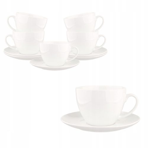 Altom Design Bella Ecru tazza in porcellana 200 ml 6 pz.