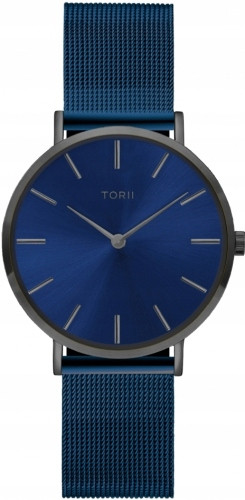  Orologio da donna TORII A34NS.NA, blu navy fashion, classico, elegante