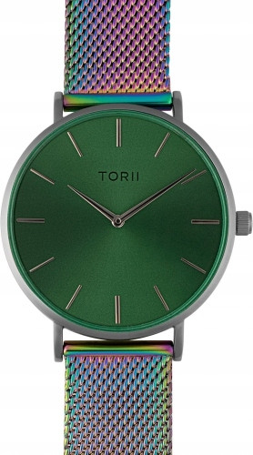  Orologio da donna uomo TORII A38MM.FA, verde fashion, classico, elegante