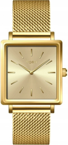  Orologio da donna TORII G26GS.PG, moda oro, elegante