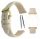  Cinturino in pelle beige per orologio Timex 18mm