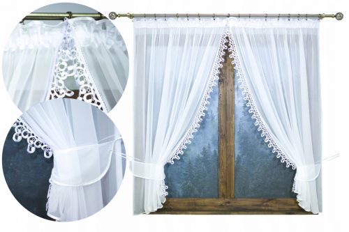  Tenda classica in voile 300 cm x 120