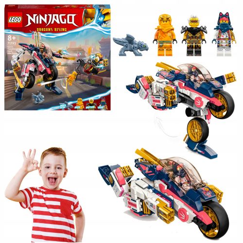  LEGO Duplo 1717923 Lego Ninjagos MECH CHE SI TRASFORMA IN MOTOCICLO moto speeder robot transfo