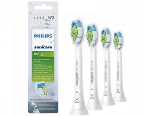  Testine per spazzolino Philips Sonicare W2 Optimal, bianco, 4 pz.