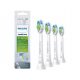  Testine per spazzolino Philips Sonicare W2 Optimal, bianco, 4 pz.