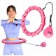 Hula hoop con borchie One Fitness 46 cm rosa e viola