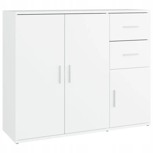  Mobiletto, bianco, 91x29,5x75 cm, materiale legno