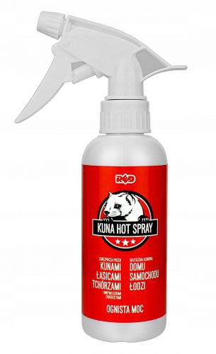  Kuna Hot RED repellente contro gatti, martore, topi e ratti, uccelli e animali del bosco