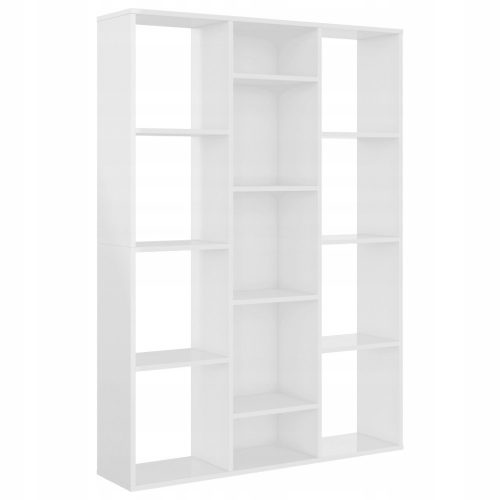  Divisorio/libreria, bianco, 100x24x140 cm,