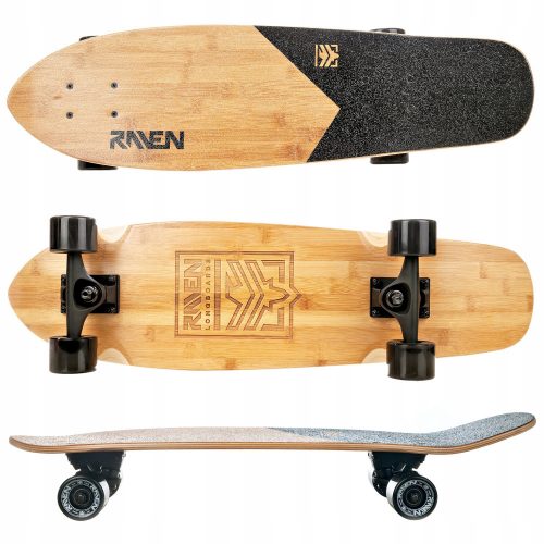  Skateboard Raven Trevix nero