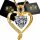  Collana in oro con cuore regalo anniversario d'argento 925