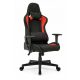  Sedia da gaming Sense7 Spellcaster, tessuto nero e rosso